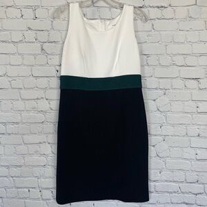 Elegant Black and White Mini Dress